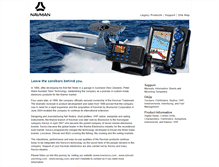 Tablet Screenshot of navmanmarine.net